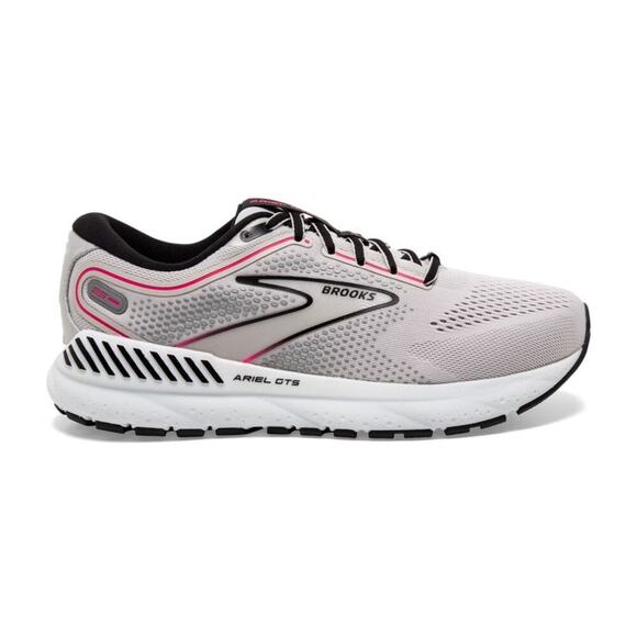 Brooks Ariel GTS 23 Running Shoes Supportive Cushioned White Gray Pink Size 10D - Picture 13 of 16